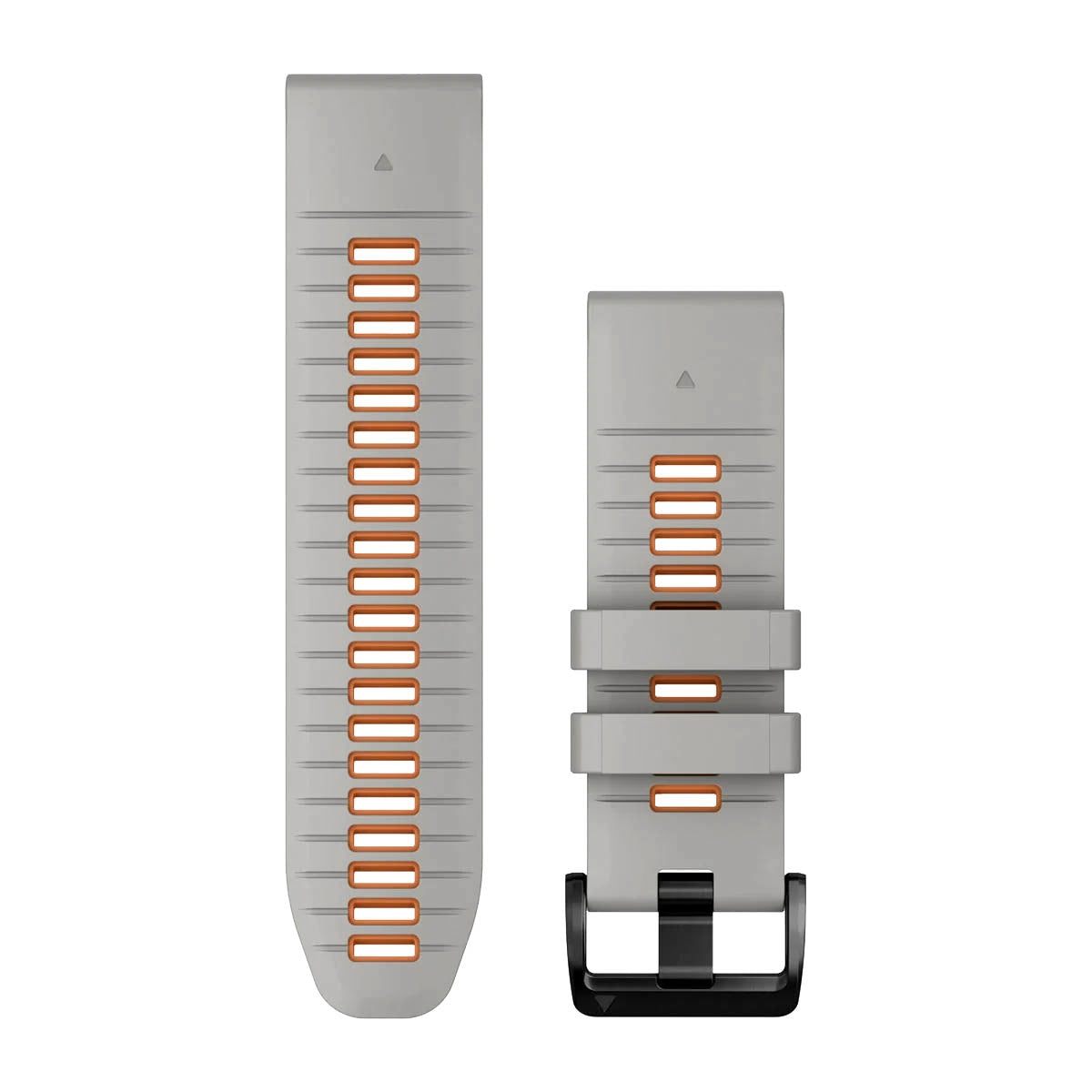 Quickfit 22 mm urremme, Fog Gray/Ember Orange silikone 1