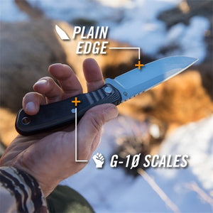 Downwind Fixed DP - Svart - Gerber