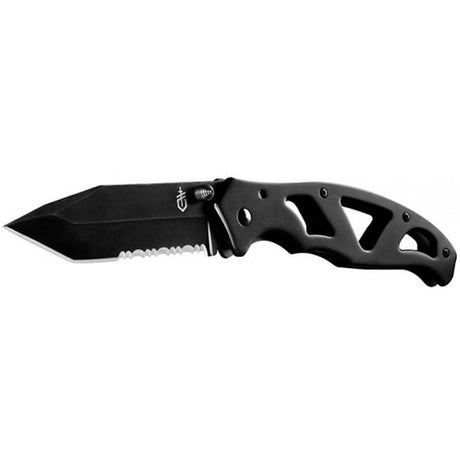 Paraframe II Tanto Svart Fällkniv Sågtandad - Gerber