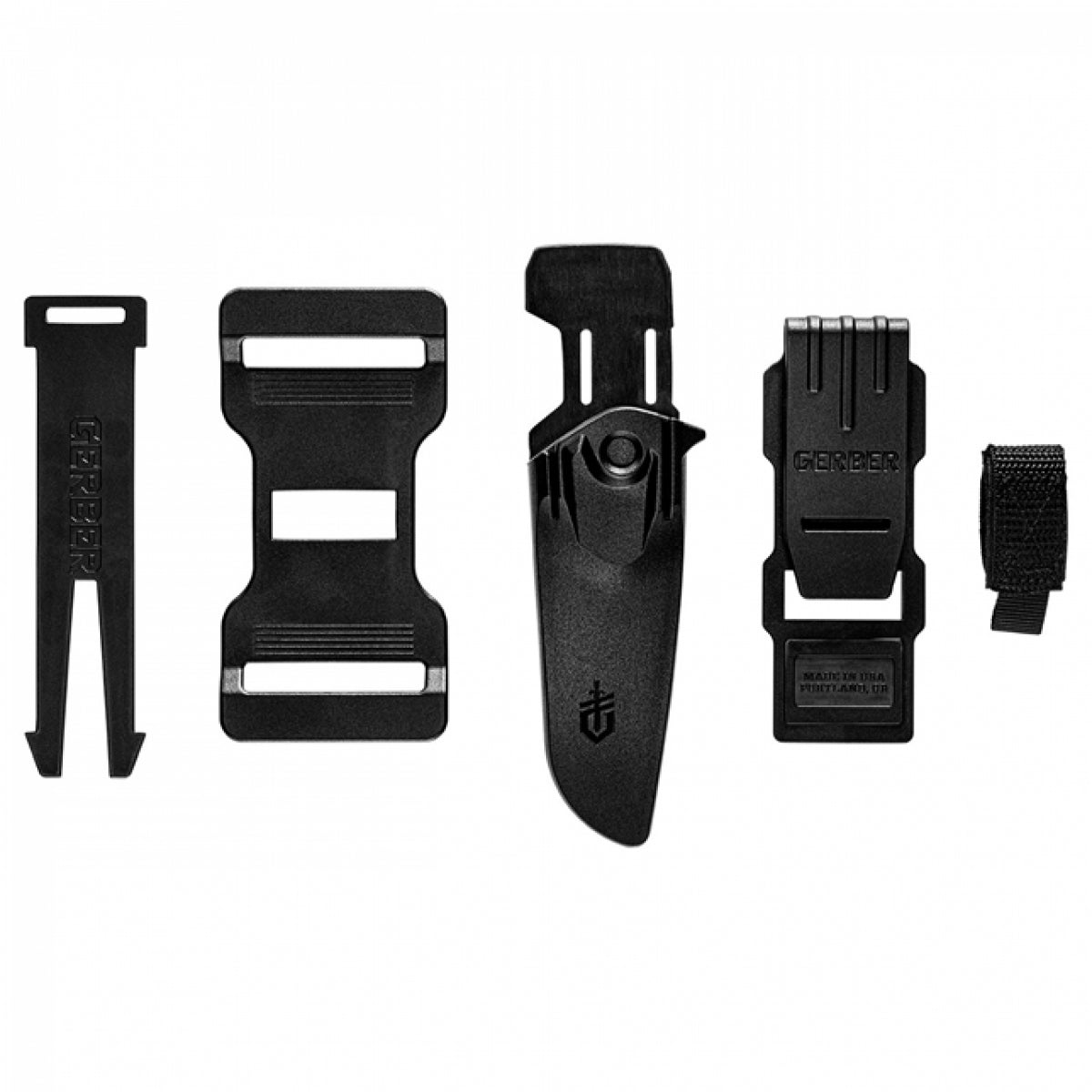 Principle Bushcraft Fast Svart - Gerber