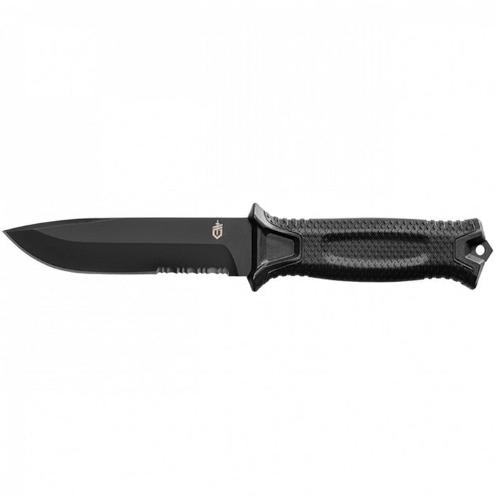 Strongarm Fastbladig med räfflad egg Svart - Gerber