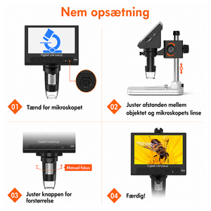 Globuz - 50x–1000x LCD Digital Microscop