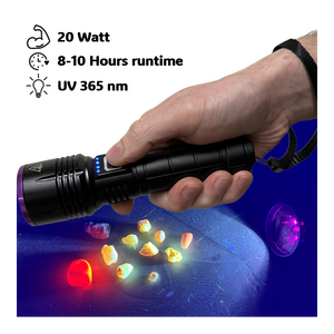 Globuz Eclipse 20W UV 365nm med Blacklight-filter