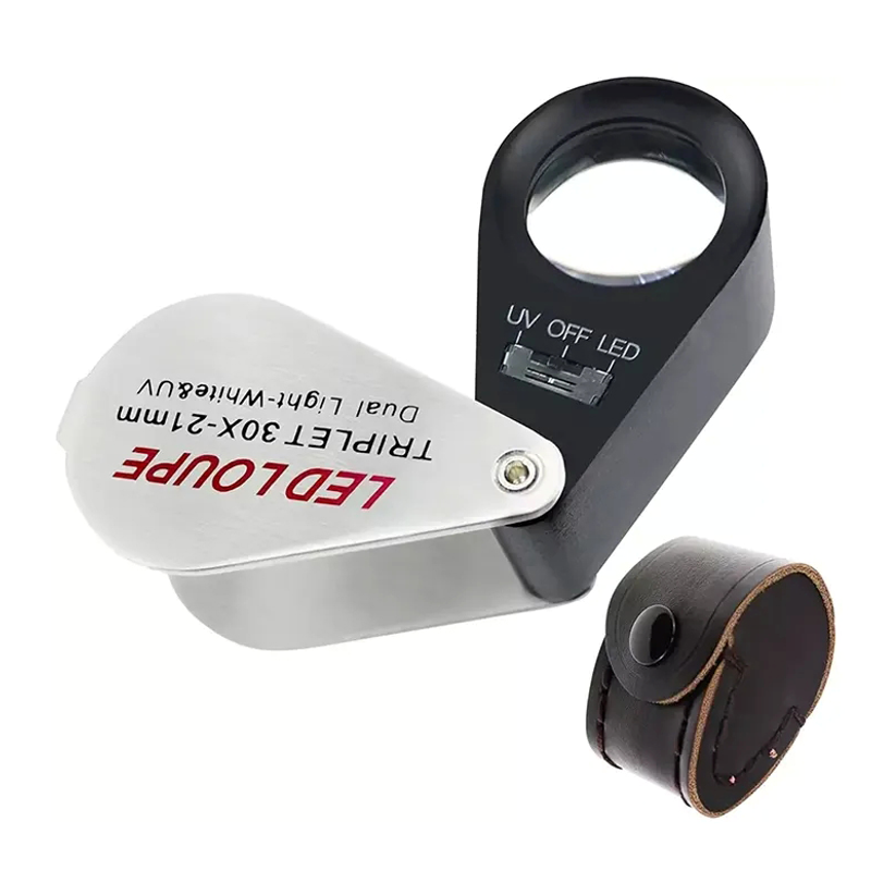 Globuz - 20x Inspection Loupe with LED & UV Light