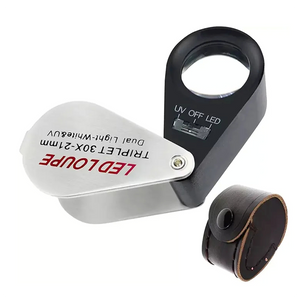Globuz - 30x Inspection Loupe with LED & UV Light