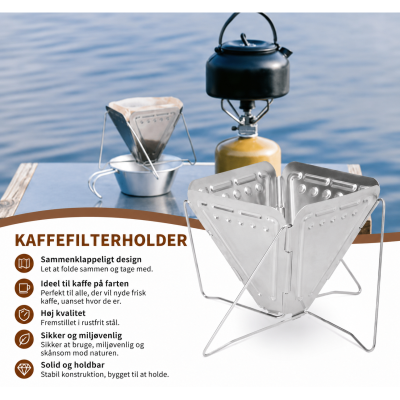 Globuz - Hopfällbar kaffedripper