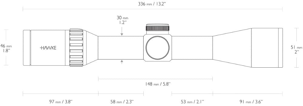 Endurance 30 WA - 1,5-6x44 L4A Dot – Hawke