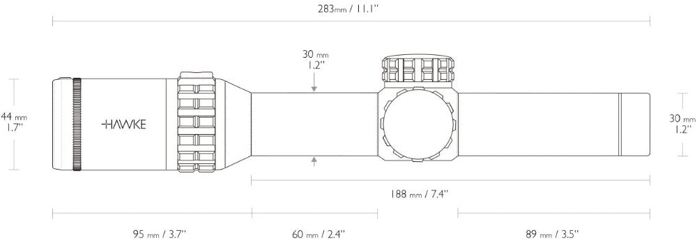 Frontier 30 - 1-6x24 L4A Dot – Hawke