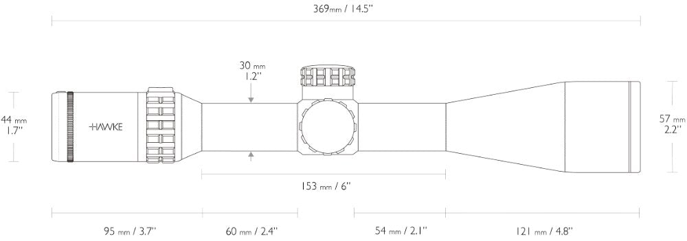 Frontier 30 SF - 4-24x50 Mil Pro (20x) – Hawke