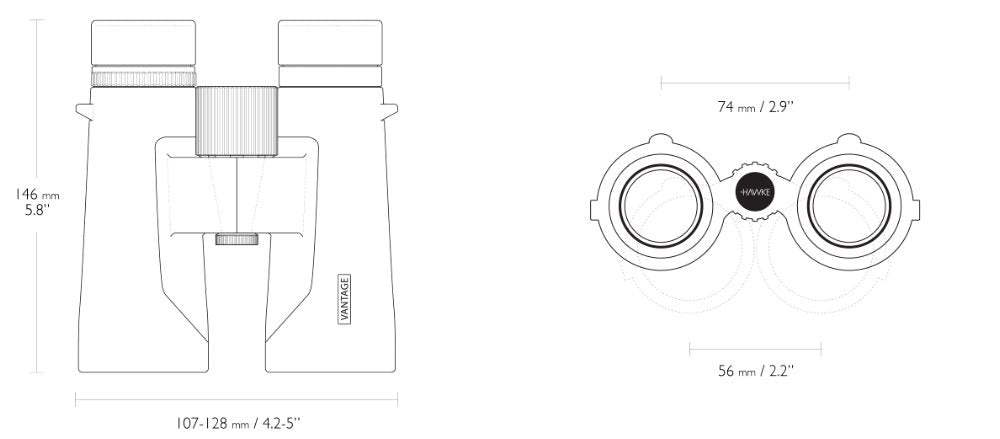 Vantage 10X32 Grön - Hawke