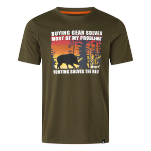 Highseat Sunset T-shirt - Light Pine