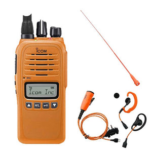 Basic 2 jaktradiopaket Orange dansk version. Radio + Headset + Lång antenn - ProHunt