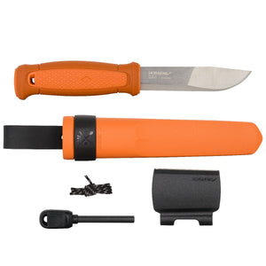 Kansbol with Survival Kit (S) Burnt Oran - Morakniv