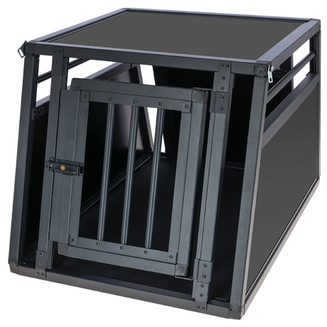 Transportbur i högkvalitativ aluminium – 77x55x50 cm – Kerbl