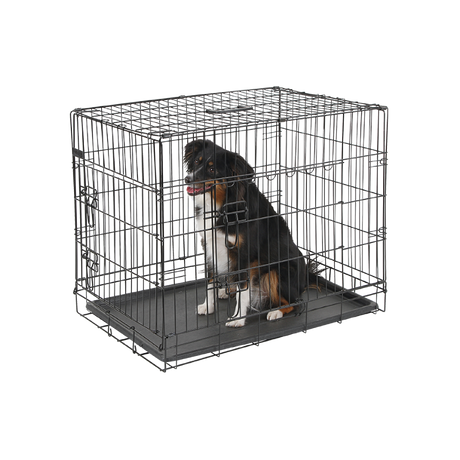 Hundbur i stål, hopfällbar – 63x48x57 cm – Kerbl