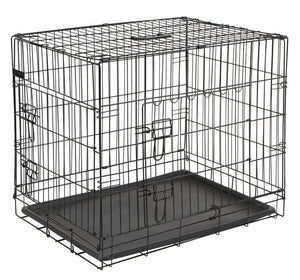 Hundbur i stål hopfällbar - 92x63x74 cm – Kerbl