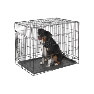 Hundbur i stål hopfällbar - 92x63x74 cm – Kerbl