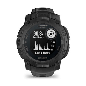 Instinct® 3 – 45 mm, Solar, Tactical Edition, Svart med Svart rem – Garmin