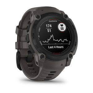 Instinct® E – 40 mm, Svart med Charcoal rem – Garmin