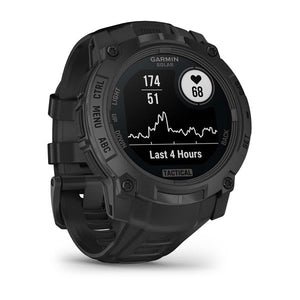 Instinct® 3 – 50 mm, Solar, Tactical Edition, Svart med Svart Rem – Garmin