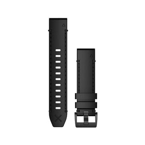 QuickFit® 22 urremme, Ægte Horween® læderrem – Sort 1