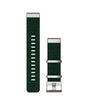 QuickFit® 22 urremme, Jacquardvævet nylonrem – Pine Green 1