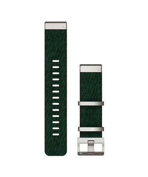 QuickFit® 22 urremme, Jacquardvævet nylonrem – Sortmeleret 2