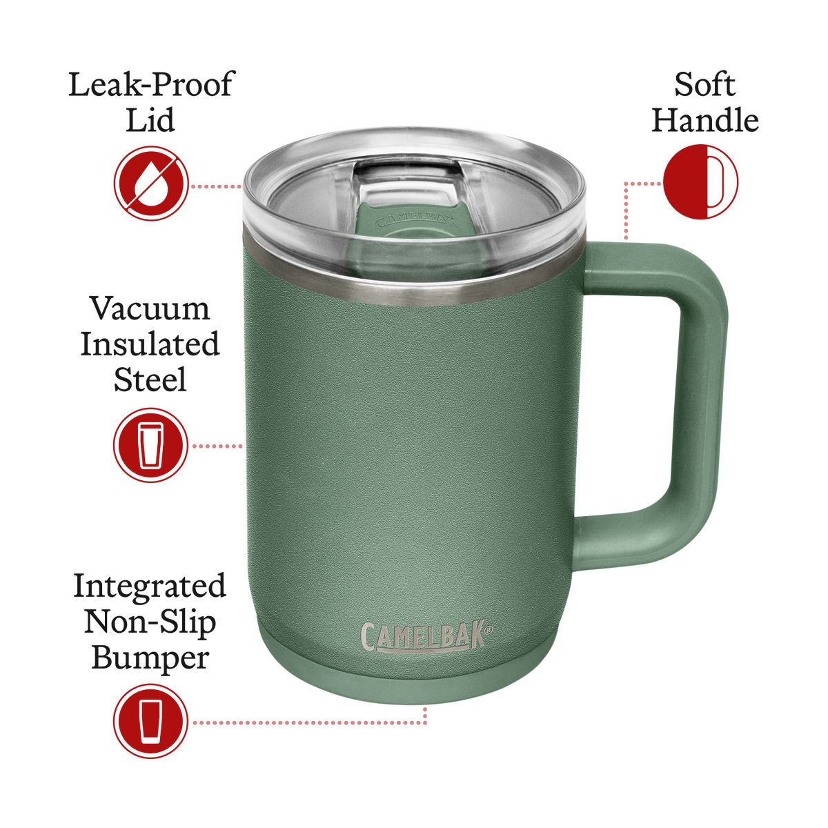 Thrive Mugg, VSS 16oz - Camelbak - Moss – Camelbak