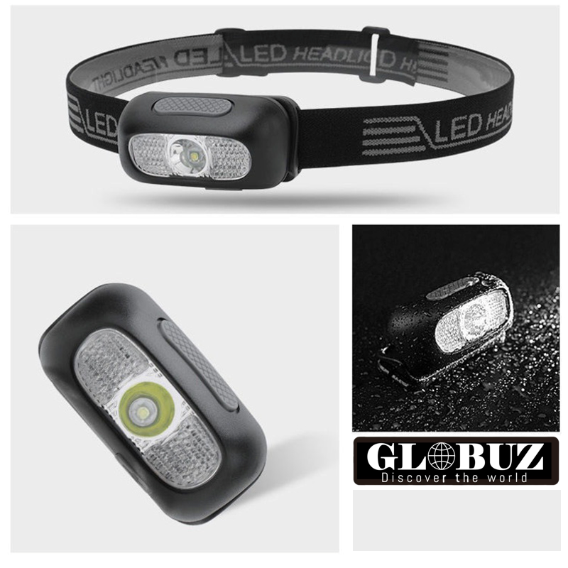 Globuz - Astro pannlampa med rött & vitt ljus.