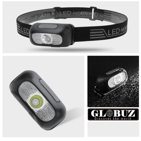 Globuz - Astro pannlampa med rött & vitt ljus.