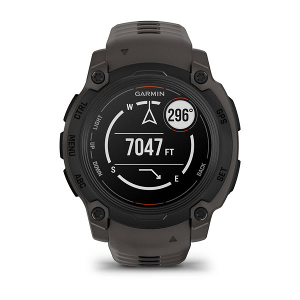 Instinct® E – 40 mm, Svart med Charcoal rem – Garmin