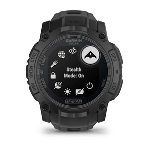 Instinct® 3 – 50 mm, Solar, Tactical Edition, Svart med Svart Rem – Garmin