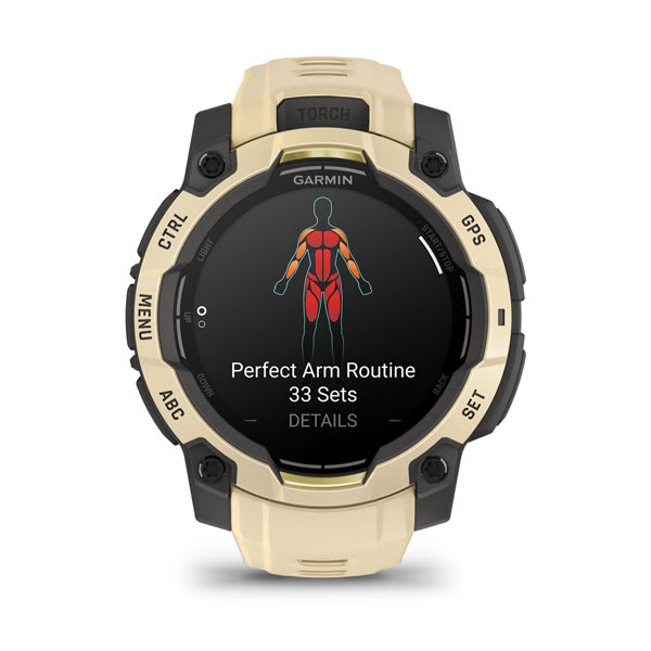 Instinct® 3 – 45 mm, AMOLED, Citrine med Citrine rem – Garmin