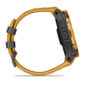 Instinct® 3 – 50 mm, Solar, Sunburst med Sunburst/Grey rem – Garmin