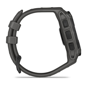 Instinct® E – 45 mm, Svart med Charcoal rem – Garmin
