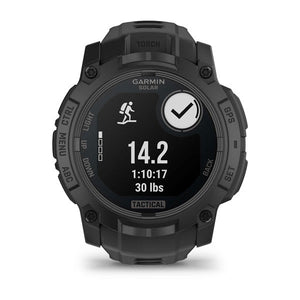 Instinct® 3 – 50 mm, Solar, Tactical Edition, Svart med Svart Rem – Garmin