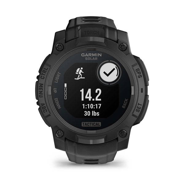 Instinct® 3 – 45 mm, Solar, Tactical Edition, Svart med Svart rem – Garmin