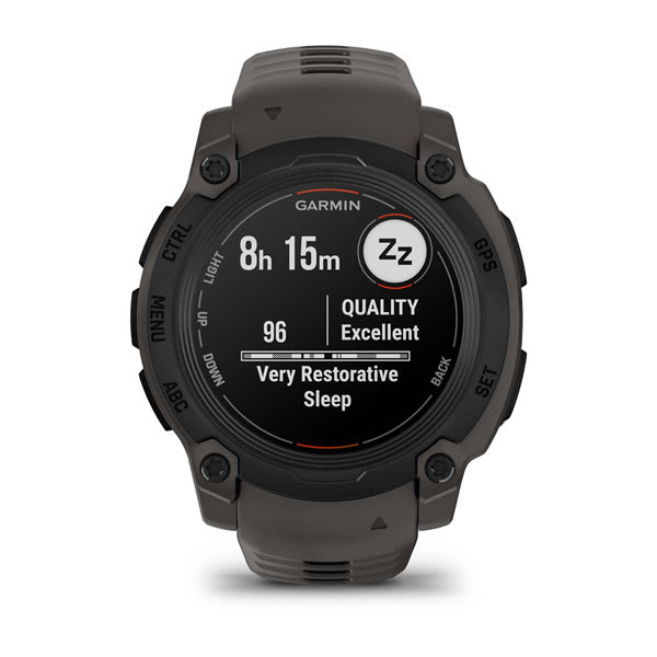 Instinct® E – 40 mm, Svart med Charcoal rem – Garmin