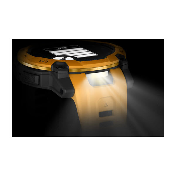 Instinct® 3 – 50 mm, Solar, Sunburst med Sunburst/Grey rem – Garmin