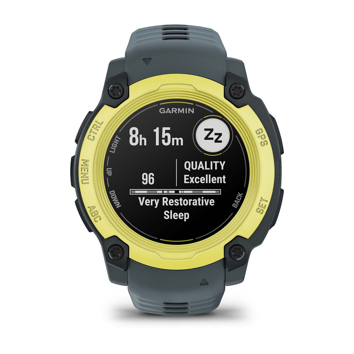 Instinct® E – 40 mm, Electric Lime med Twilight-rem – Garmin