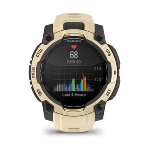Instinct® 3 – 45 mm, AMOLED, Citrine med Citrine rem – Garmin