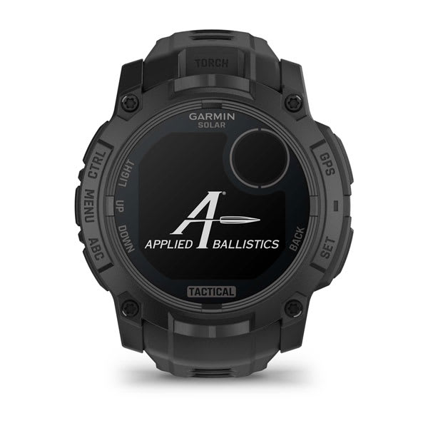 Instinct® 3 – 50 mm, Solar, Tactical Edition, Svart med Svart Rem – Garmin