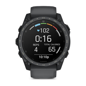 tactix® 8 – 51 mm, AMOLED, Cerakote® Beläggning, Inklusive Applied Ballistics Ultralight™ Solver och Slate Gray Cerakote® Beläggning – Garmin