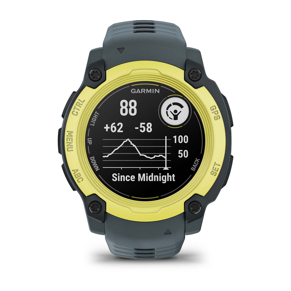 Instinct® E – 40 mm, Electric Lime med Twilight-rem – Garmin