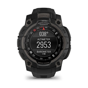 Instinct® 3 – 45 mm, AMOLED, Svart med Svart Rem – Garmin