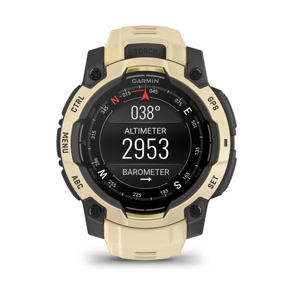 Instinct® 3 – 45 mm, AMOLED, Citrine med Citrine rem – Garmin