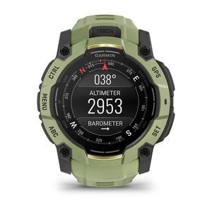 Instinct® 3 – 50 mm, AMOLED, Fern Green med Fern Green-rem – Garmin