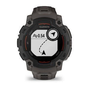Instinct® E – 45 mm, Svart med Charcoal rem – Garmin
