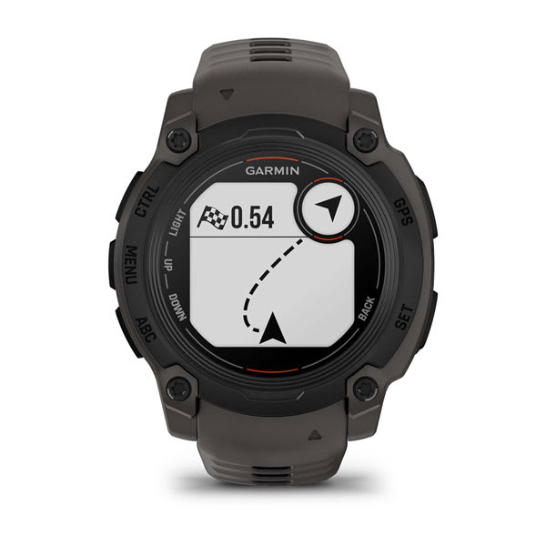 Instinct® E – 40 mm, Svart med Charcoal rem – Garmin