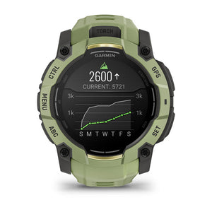 Instinct® 3 – 50 mm, AMOLED, Fern Green med Fern Green-rem – Garmin
